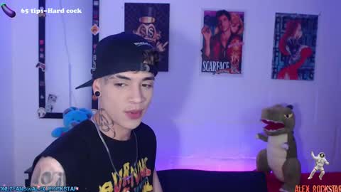 Snapshot of alex_rockstar chatting on February 22, 8:18 am    online show from February 22, 8:18 am