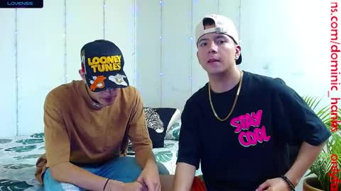 Snapshot of dominic_hanks chatting on February 5, 1:54 pm DOMINIC AND ANDREW online show from February 5, 1:54 pm