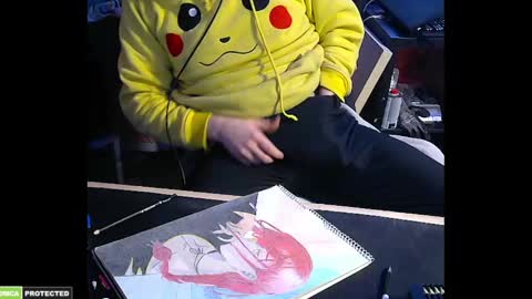 Snapshot of drawingcock chatting on January 1, 2:09 pm drawingcock online show from January 1, 2:09 pm