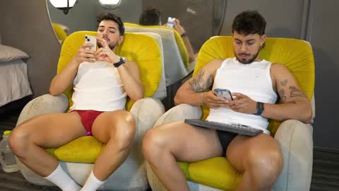 Liam  Luca online show from February 18, 12:49 pm