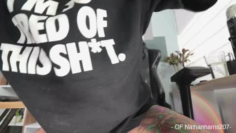 Snapshot of nathanharris207 chatting on December 21, 10:19 pm Nathan Harris online show from December 21, 10:19 pm