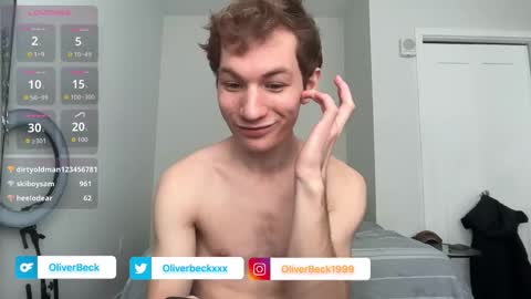 Oliver Beck online show from March 13, 7:20 pm