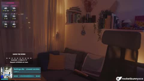 Rocket Bunny online show from April 17, 12:13 am