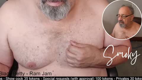 Snapshot of smokymountanman chatting on December 21, 12:20 am smokymountanman online show from December 21, 12:20 am