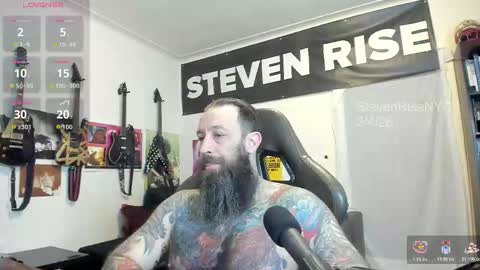 StevenRiseNYC online show from February 4, 1:17 pm