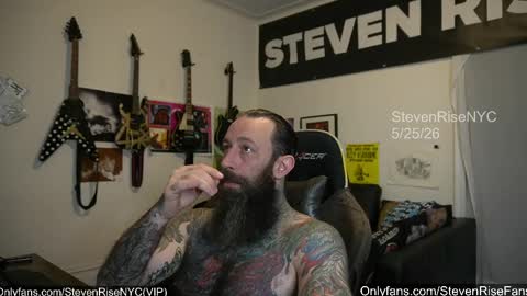 StevenRiseNYC online show from May 25, 1:50 pm