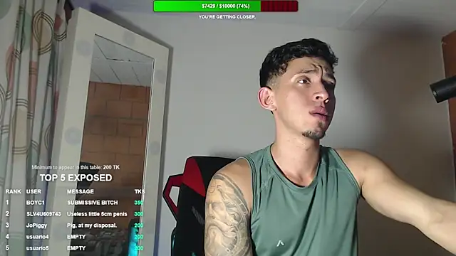 stevenSEX123 online show from July 7, 2:33 am