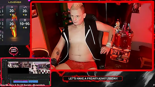 LiamIdols online show from January 20, 8:07 pm