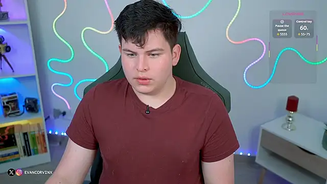 EvanCorvinx online show from February 20, 2:08 pm