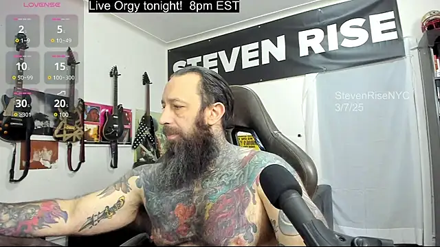 StevenRiseNYC online show from March 7, 2:34 pm