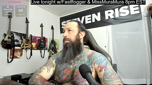 StevenRiseNYC online show from March 21, 1:01 pm