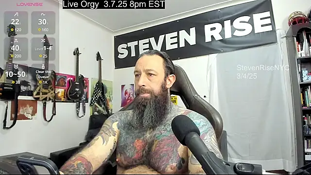 StevenRiseNYC online show from March 6, 2:18 pm