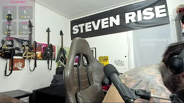 StevenRiseNYC online show from March 11, 2:18 pm